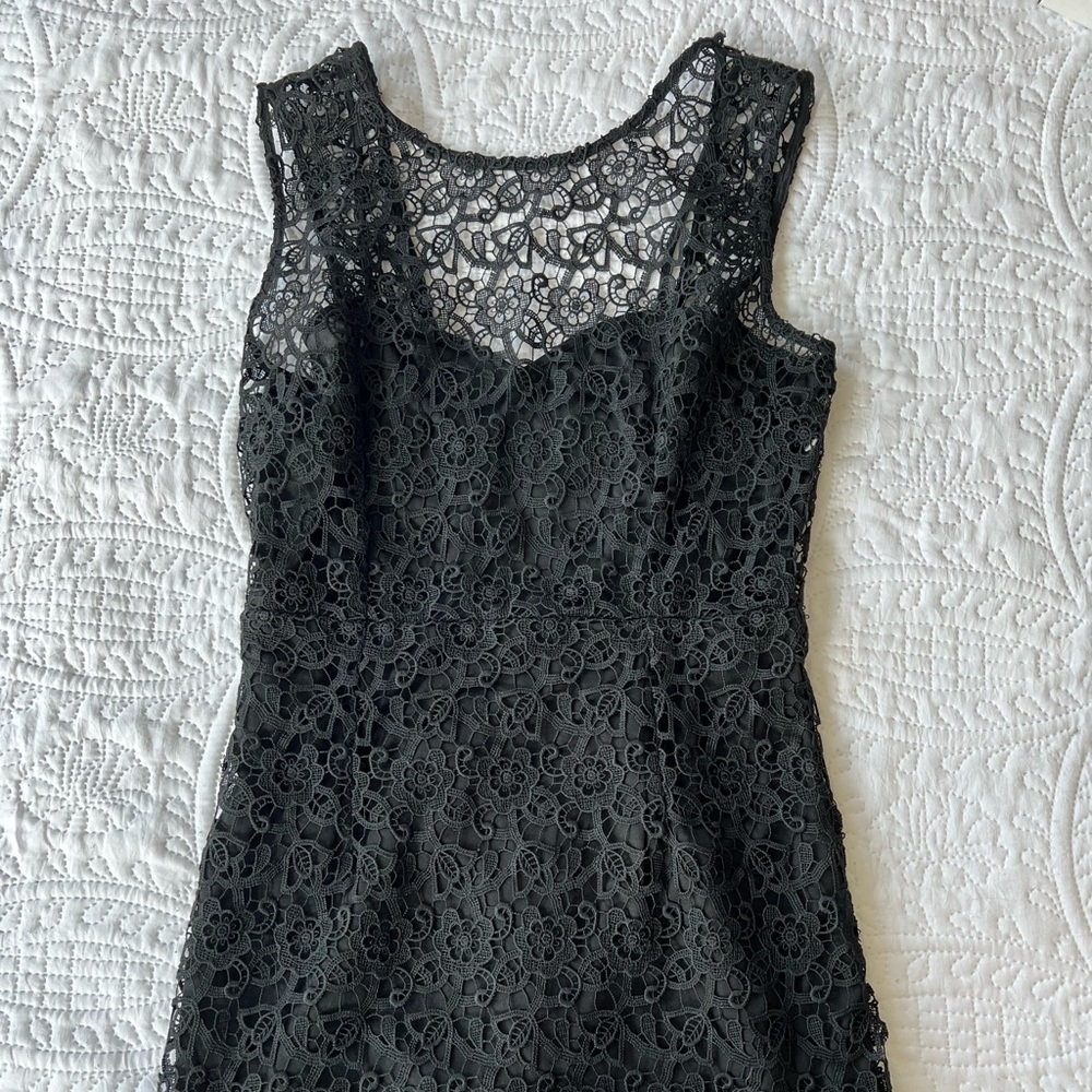 Used Black Lace Dress in Size Large